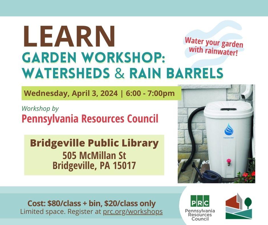 watersheds and rain barrels