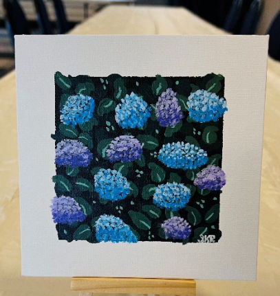 hydrangea painting